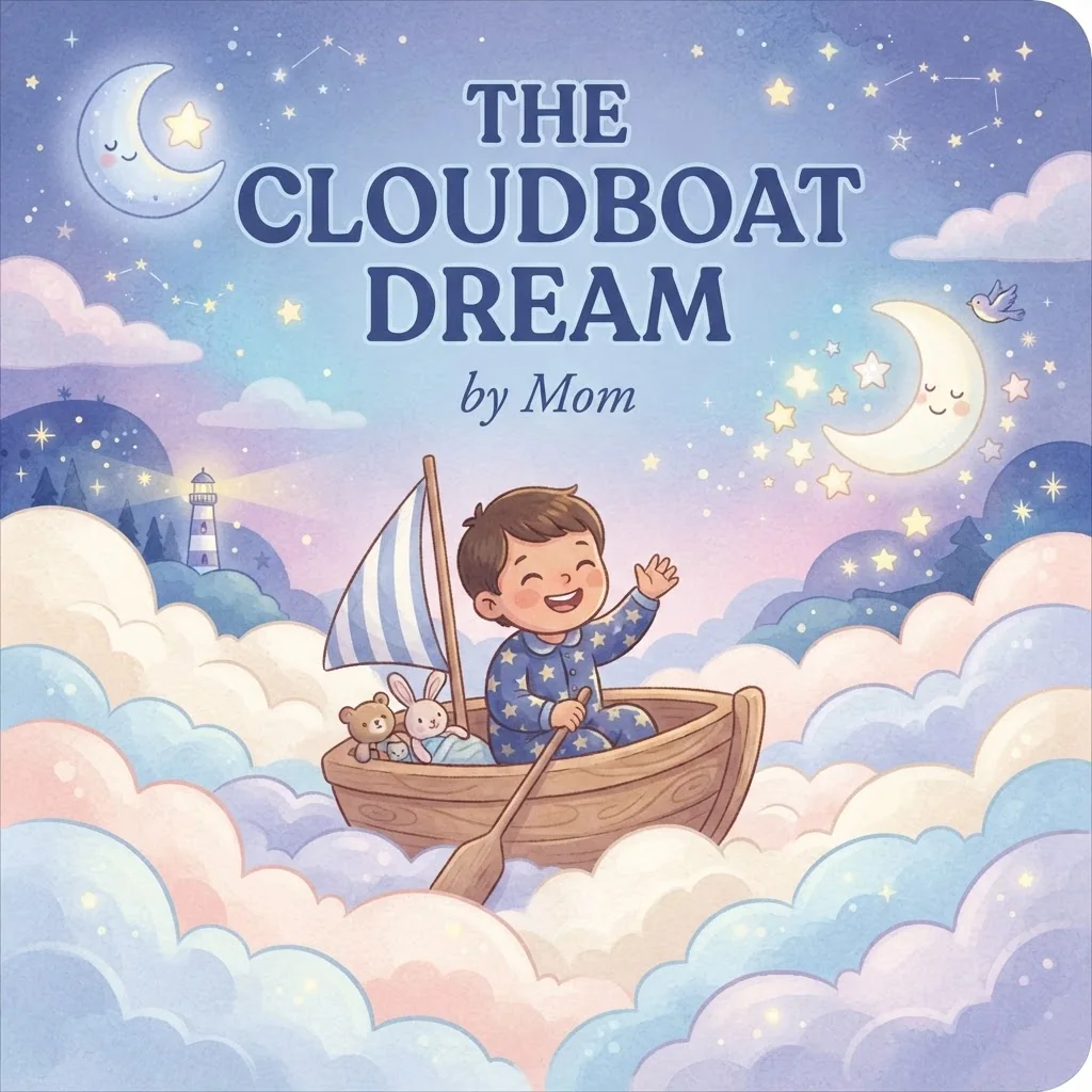 The Cloudboat Dream, a personalized children's book by Mom