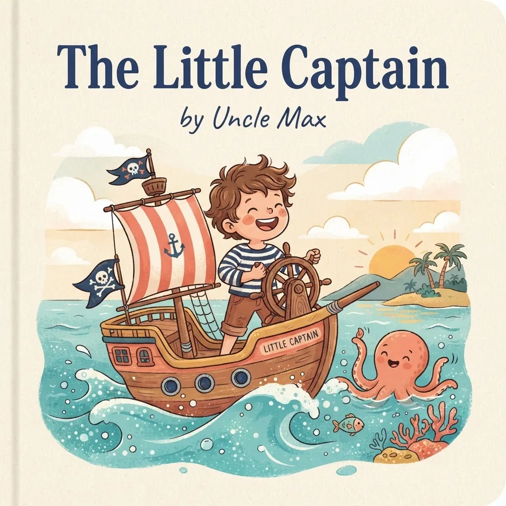 The Little Captain, a personalized children's book by Uncle Max