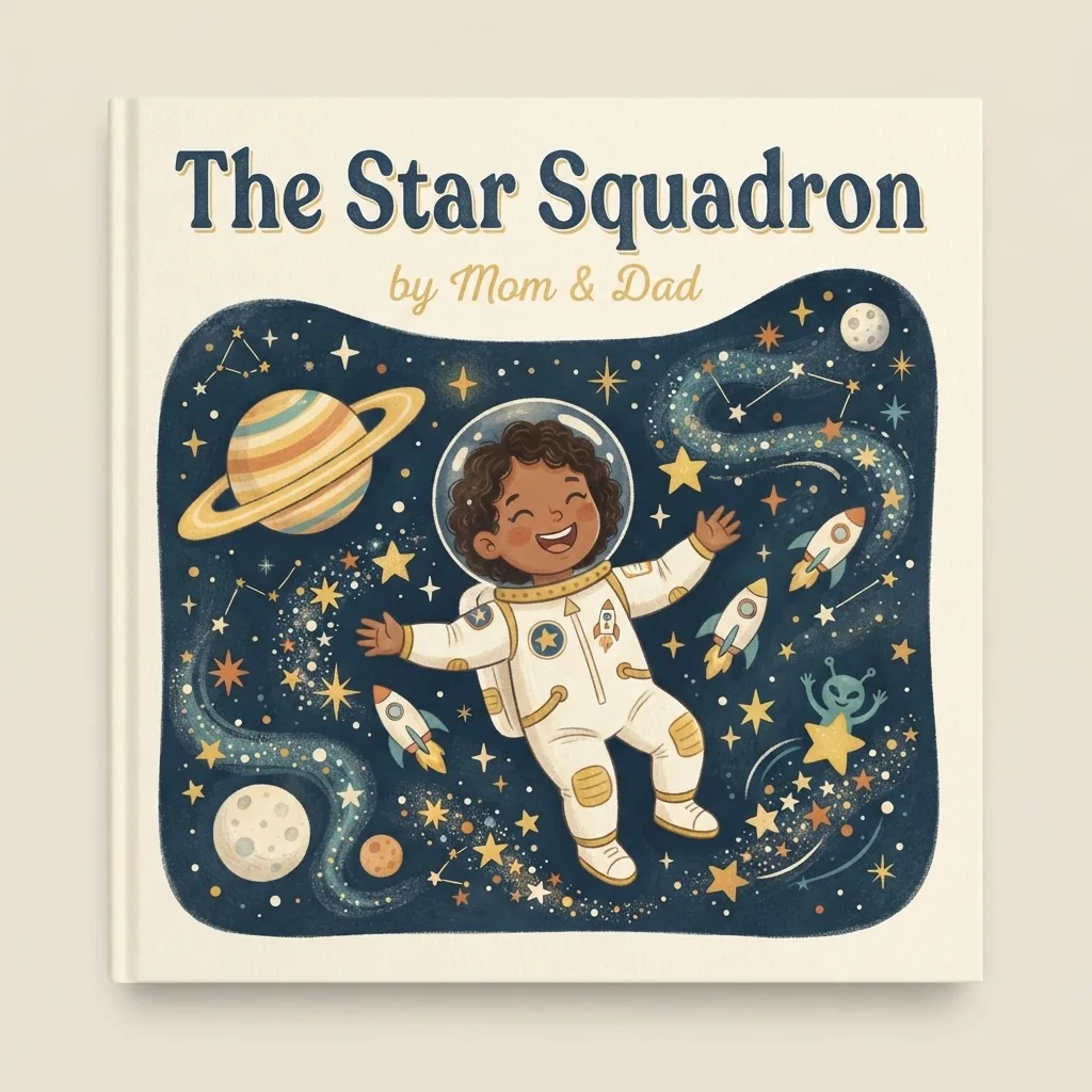 The Star Squadron, a personalized children's book by Mom & Dad