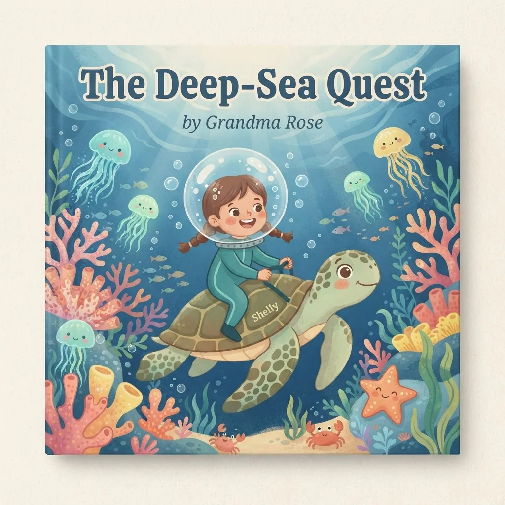 The Deep-Sea Quest, a personalized children's book by Grandma Rose